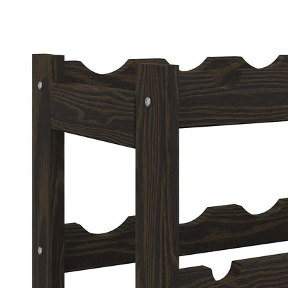 Portabottiglie per 77 Bottiglie Legno Massello di Pino