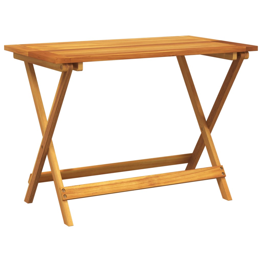 Set Pranzo da Giardino Pieghevole 5pz Legno Massello di Acacia | homemem39