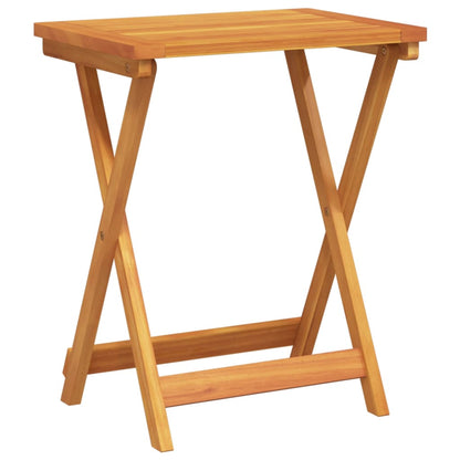 Set da Pranzo da Giardino Pieghevole 3 pz in Massello di Acacia | homemem39