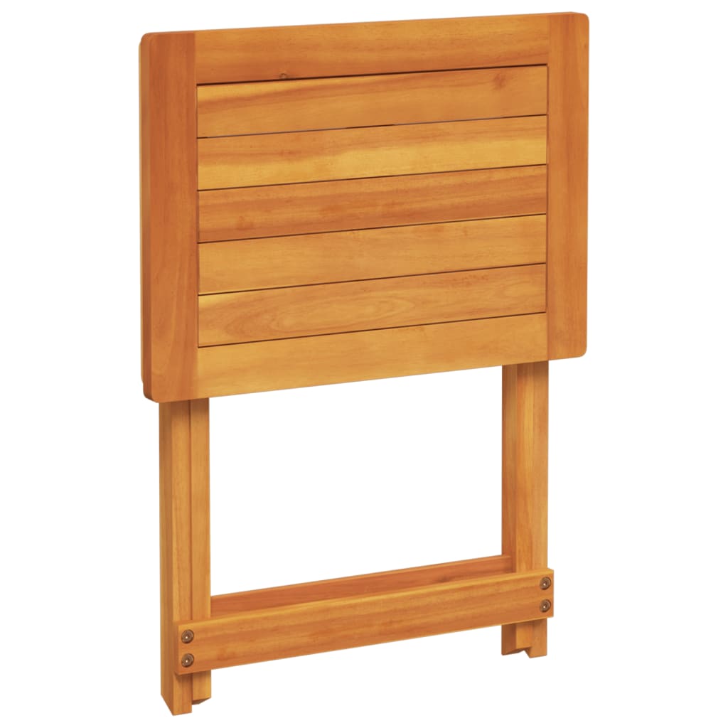 Set da Pranzo da Giardino Pieghevole 3 pz in Massello di Acacia | homemem39