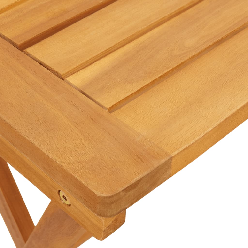 Set da Pranzo da Giardino Pieghevole 3 pz in Massello di Acacia | homemem39