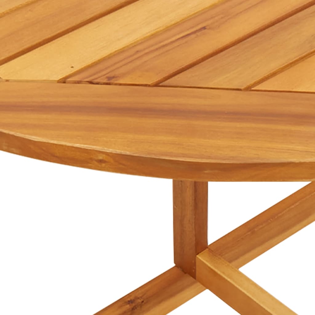 Set da Pranzo da Giardino Pieghevole 3 pz in Massello di Acacia | homemem39