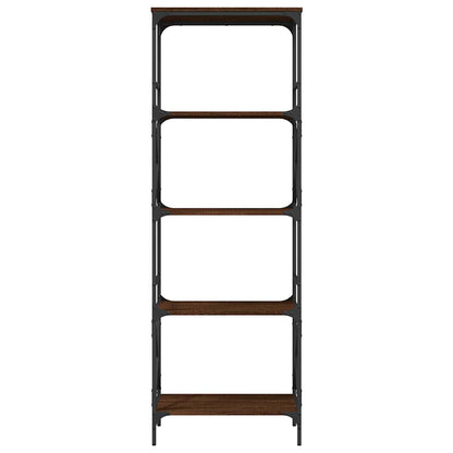 Libreria Rovere Marrone 5 Ripiani 59x35x171cm Legno Multistrato