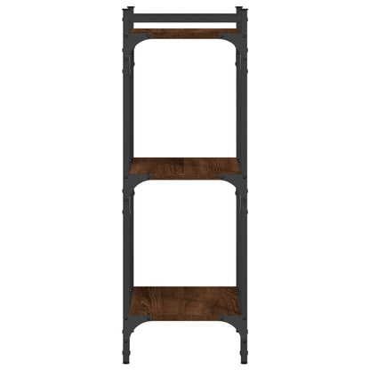 Libreria 3 Ripiani Rovere Marrone 40x30x86 cm Legno Multistrato | homemem39