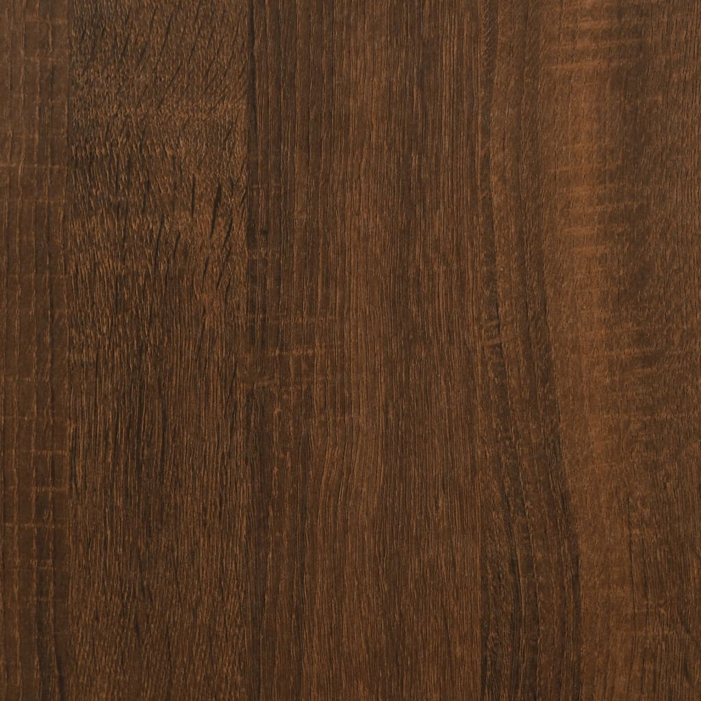 Libreria 3 Ripiani Rovere Marrone 40x30x86 cm Legno Multistrato | homemem39