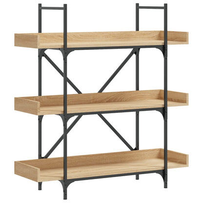 Libreria 3 Ripiani Rovere Sonoma 100x33x108,5 Legno Multistrato | homemem39