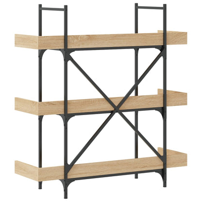 Libreria 3 Ripiani Rovere Sonoma 100x33x108,5 Legno Multistrato | homemem39