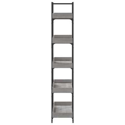 Libreria 5 Ripiani Grigio Sonoma 100x33x180,5 Legno Multistrato | homemem39