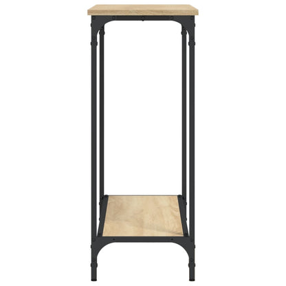 Tavolino Consolle Rovere Sonoma 101x30,5x75cm Legno Multistrato - homemem39