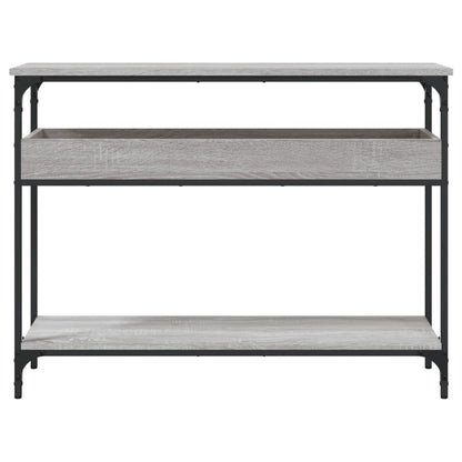 Tavolo Consolle Ripiano Grigio Sonoma 100x29x75cm Multistrato | homemem39