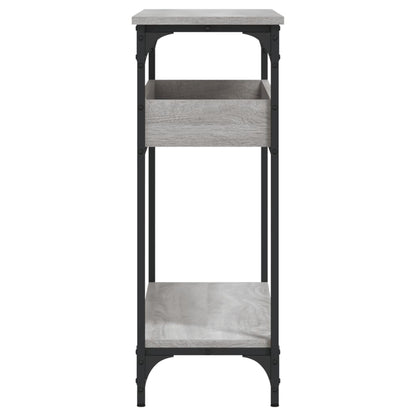 Tavolo Consolle Ripiano Grigio Sonoma 100x29x75cm Multistrato - homemem39