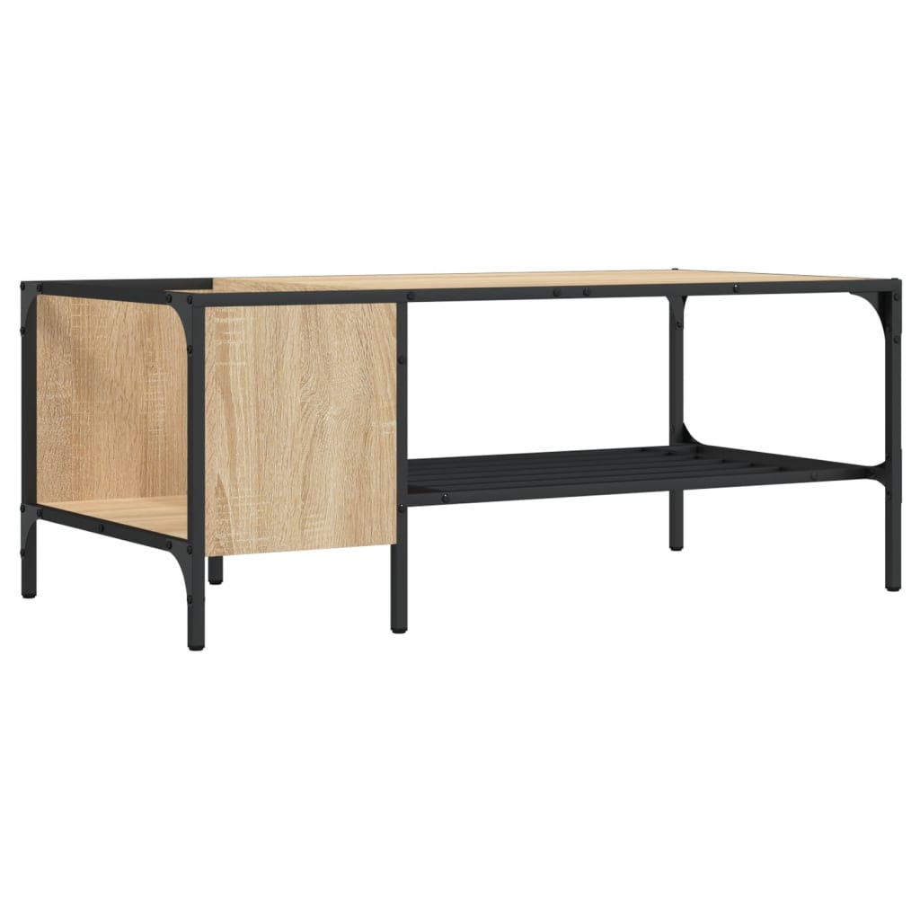 Tavolino Salotto Ripiano Rovere Sonoma 100x51x40cm Multistrato | homemem39
