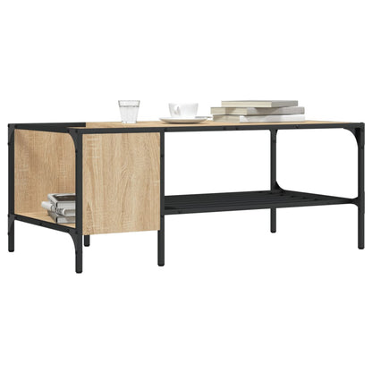 Tavolino Salotto Ripiano Rovere Sonoma 100x51x40cm Multistrato | homemem39