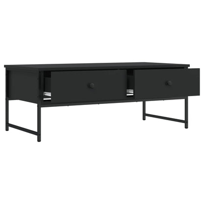 Tavolino da Salotto Nero 101x49x39,5 cm in Legno Multistrato | homemem39