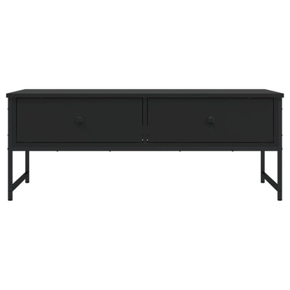 Tavolino da Salotto Nero 101x49x39,5 cm in Legno Multistrato | homemem39