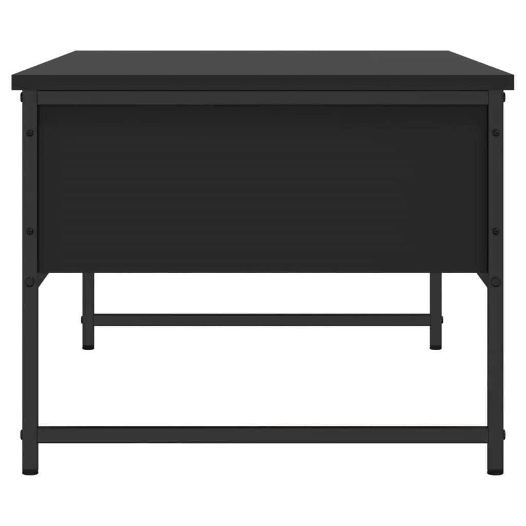 Tavolino da Salotto Nero 101x49x39,5 cm in Legno Multistrato | homemem39