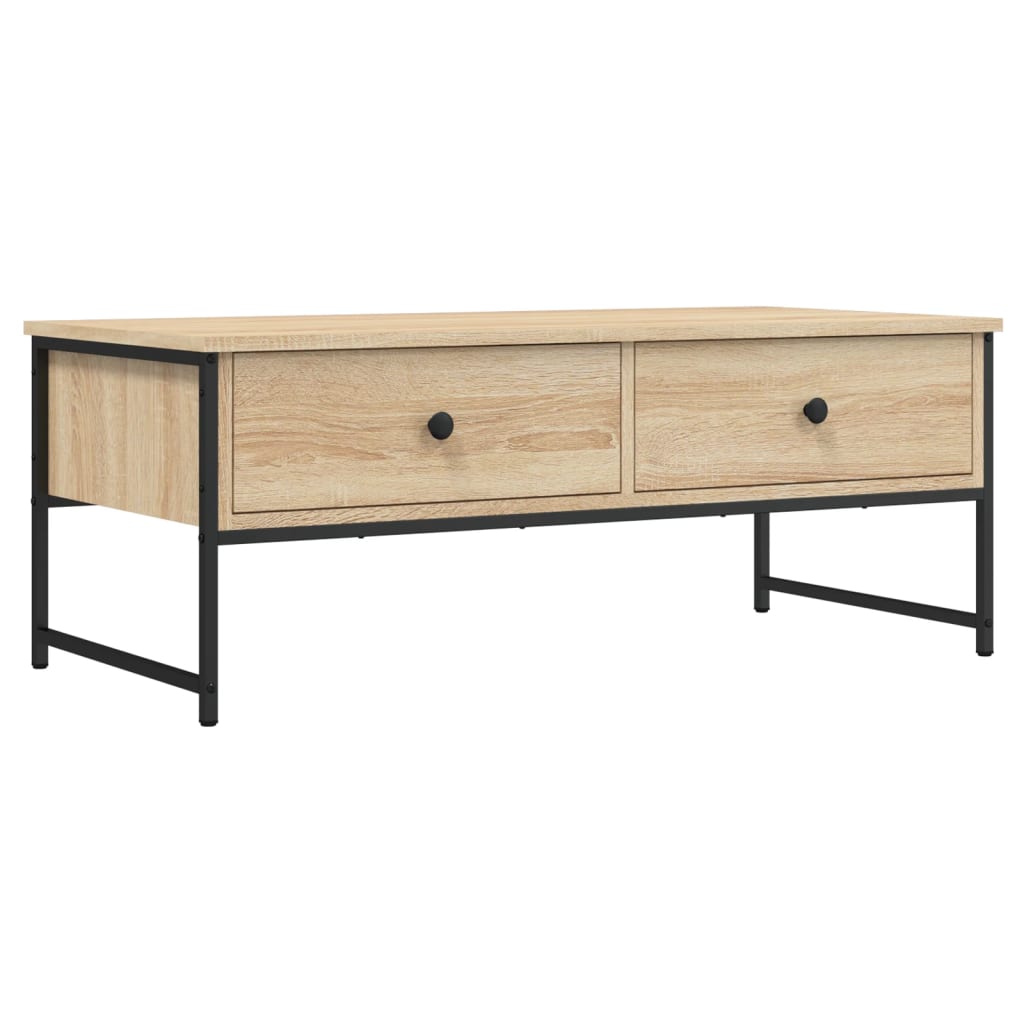 Tavolino Salotto Rovere Sonoma 101x49x39,5 cm Legno Multistrato | homemem39
