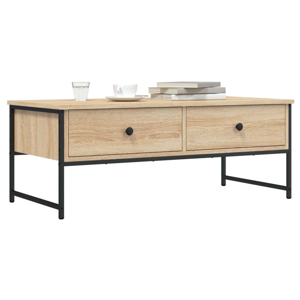 Tavolino Salotto Rovere Sonoma 101x49x39,5 cm Legno Multistrato | homemem39