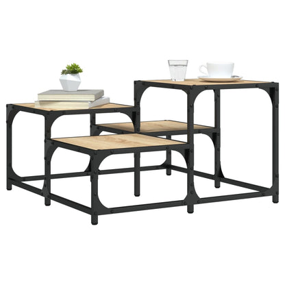Tavolino da Salotto Rovere Sonoma 68x68x40 cm Legno Multistrato | homemem39