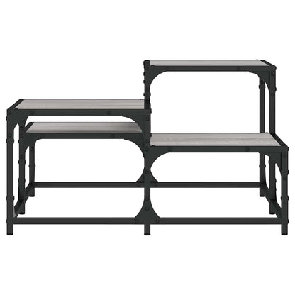 Tavolino da Salotto Grigio Sonoma 68x68x40 cm Legno Multistrato | homemem39
