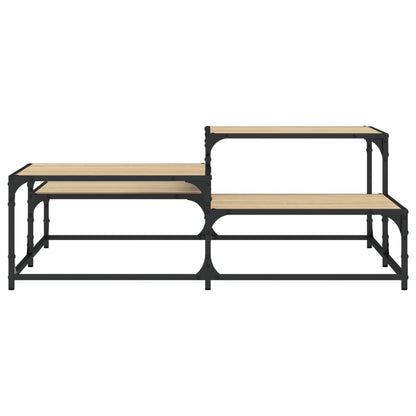 Tavolino Salotto Rovere Sonoma 107x107x40 cm Legno Multistrato | homemem39