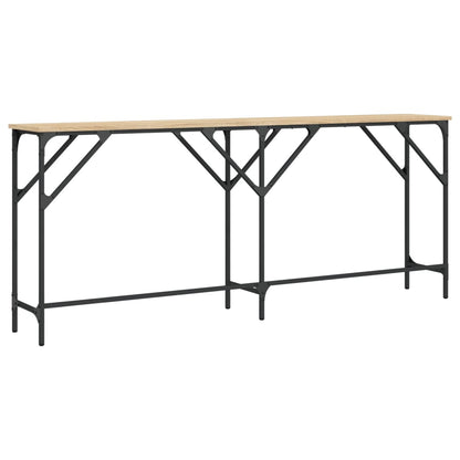 Tavolo Consolle Rovere Sonoma 180x29x75 cm in Legno Multistrato - homemem39