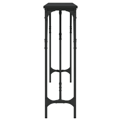 Tavolino Consolle Nero 180x23x75 cm in Legno Multistrato - homemem39