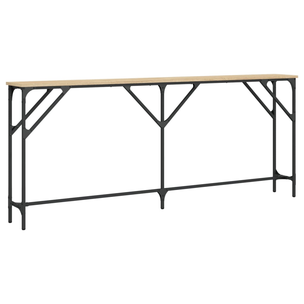 Tavolo Consolle Rovere Sonoma 180x23x75 cm in Legno Multistrato | homemem39