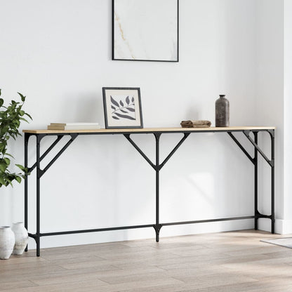 Tavolo Consolle Rovere Sonoma 180x23x75 cm in Legno Multistrato | homemem39
