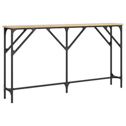 Tavolino Consolle Rovere Sonoma 140x23x75 cm Legno Multistrato - homemem39