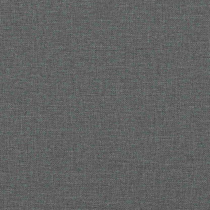 Panca con Schienale Grigio Scuro 120x62x75,5 cm in Tessuto - homemem39