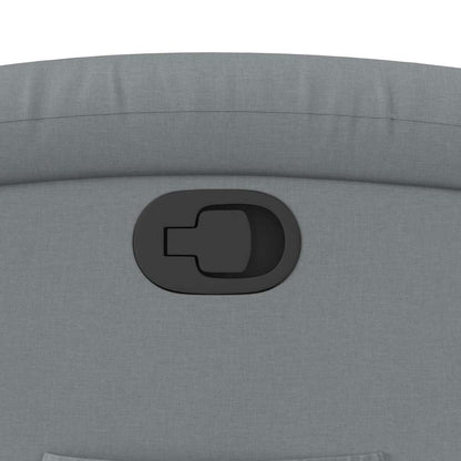 Poltrona Reclinabile in Tessuto Grigio Chiaro - homemem39