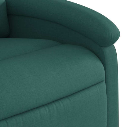 Poltrona Reclinabile in Tessuto Verde Scuro | homemem39