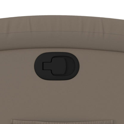 Poltrona Reclinabile Cappuccino in Similpelle - homemem39