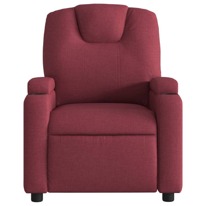 Poltrona Reclinabile in Rosso Vino