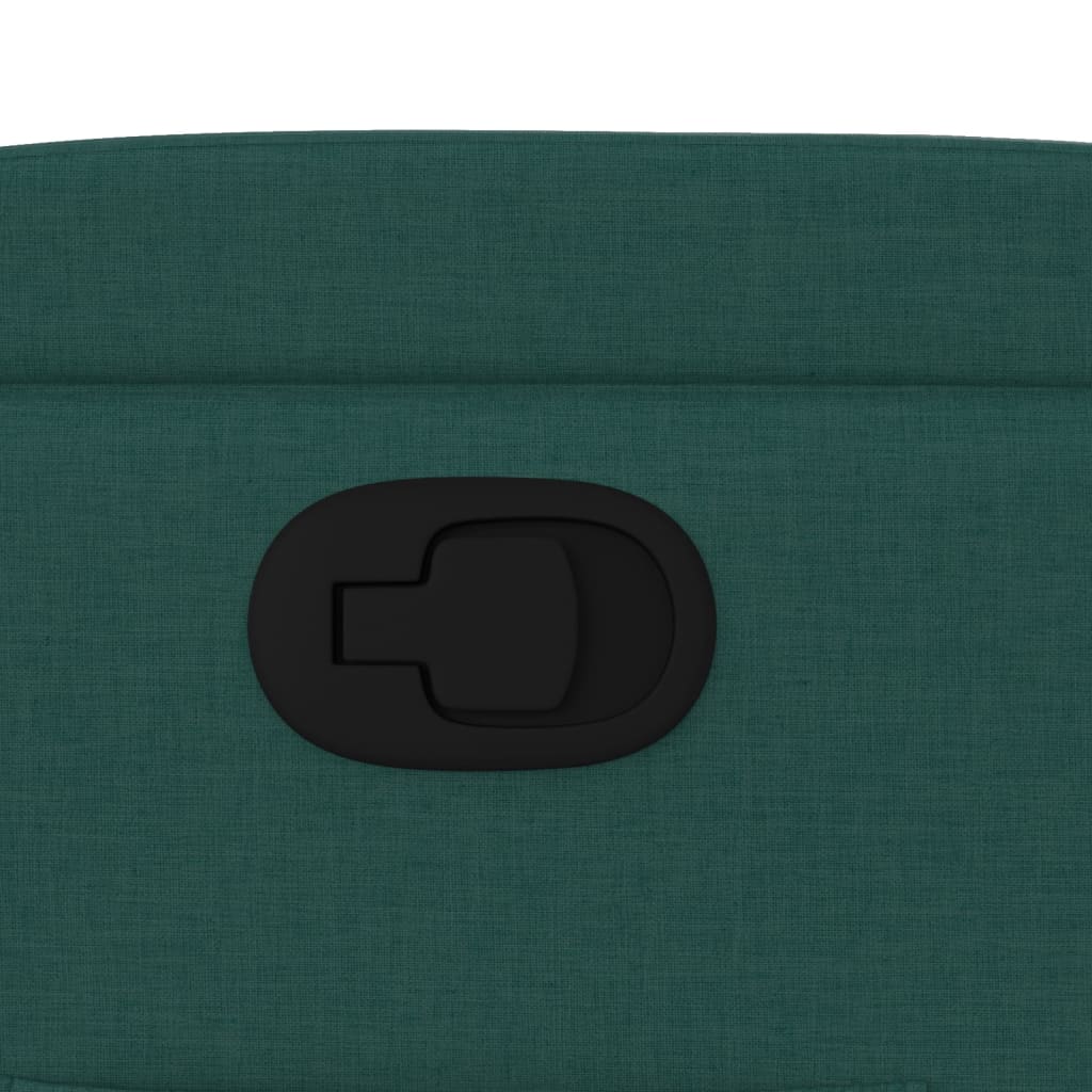 Poltrona Reclinabile in Tessuto Verde Scuro | homemem39