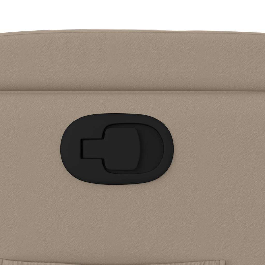 Poltrona Reclinabile Cappuccino in Similpelle - homemem39