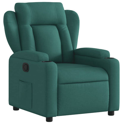 Poltrona Reclinabile in Tessuto Verde Scuro | homemem39