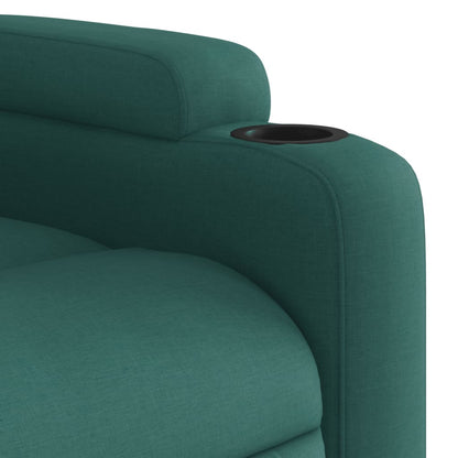 Poltrona Reclinabile in Tessuto Verde Scuro | homemem39