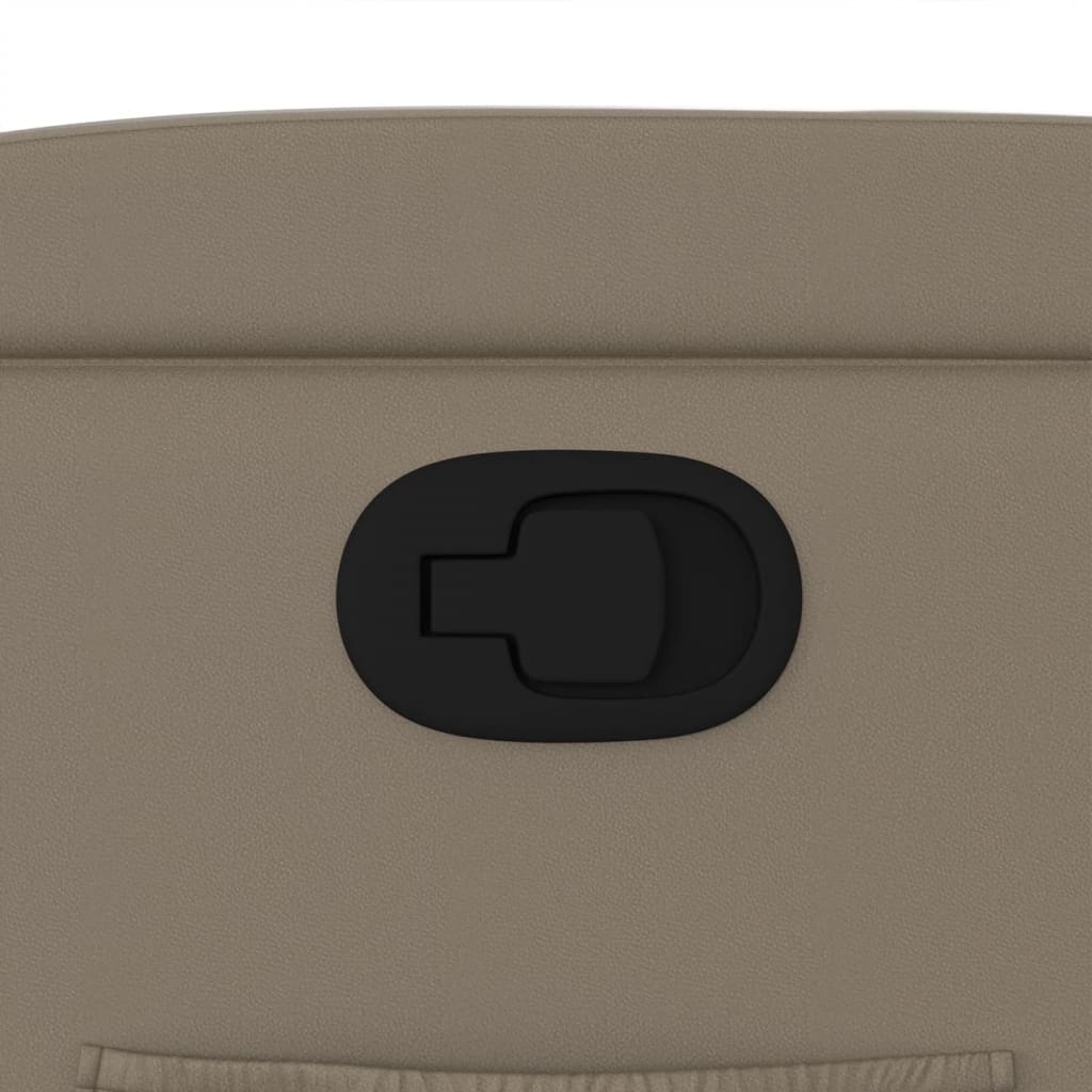 Poltrona Reclinabile Cappuccino in Similpelle - homemem39