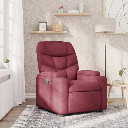 Poltrona Reclinabile in Rosso Vino
