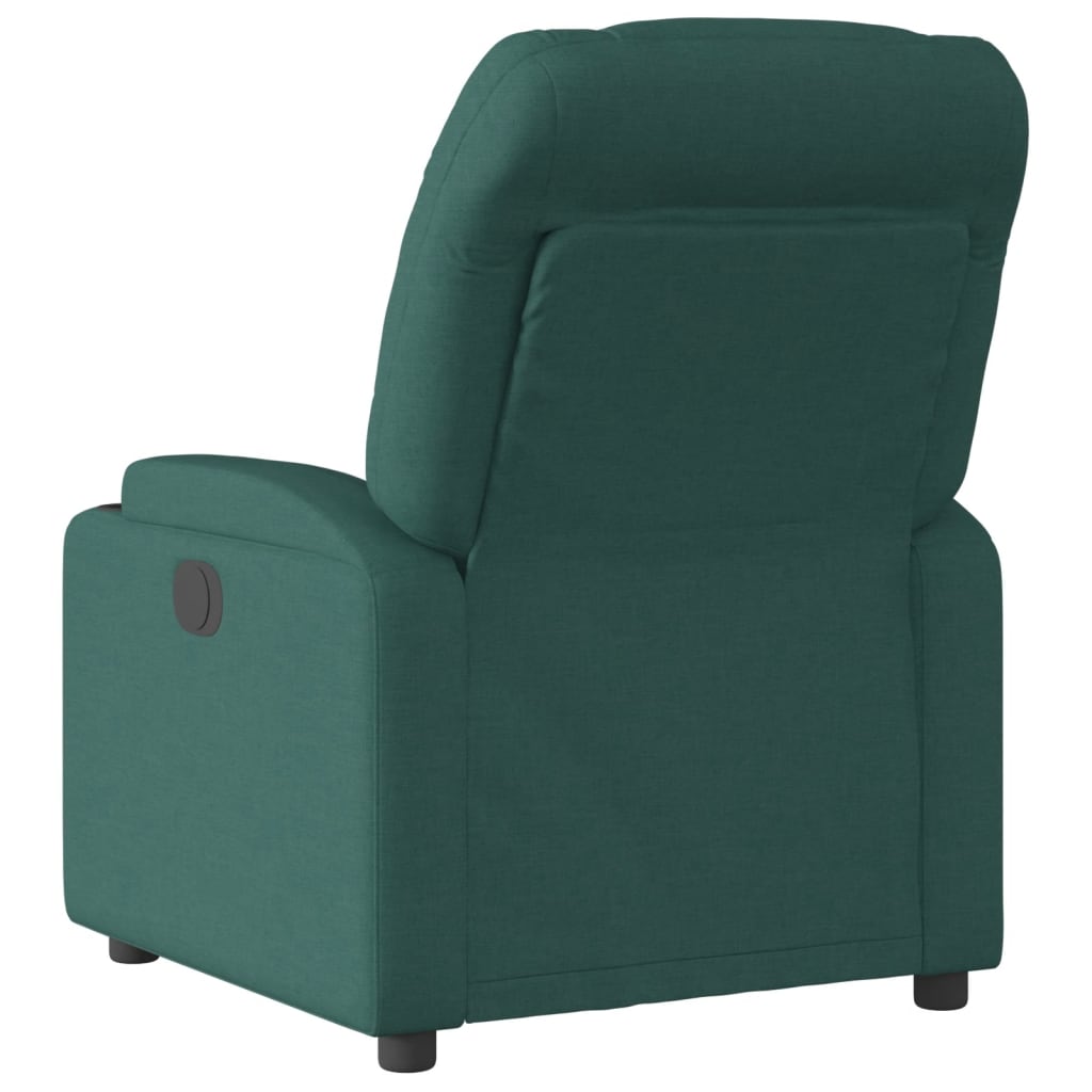 Poltrona Reclinabile in Tessuto Verde Scuro | homemem39