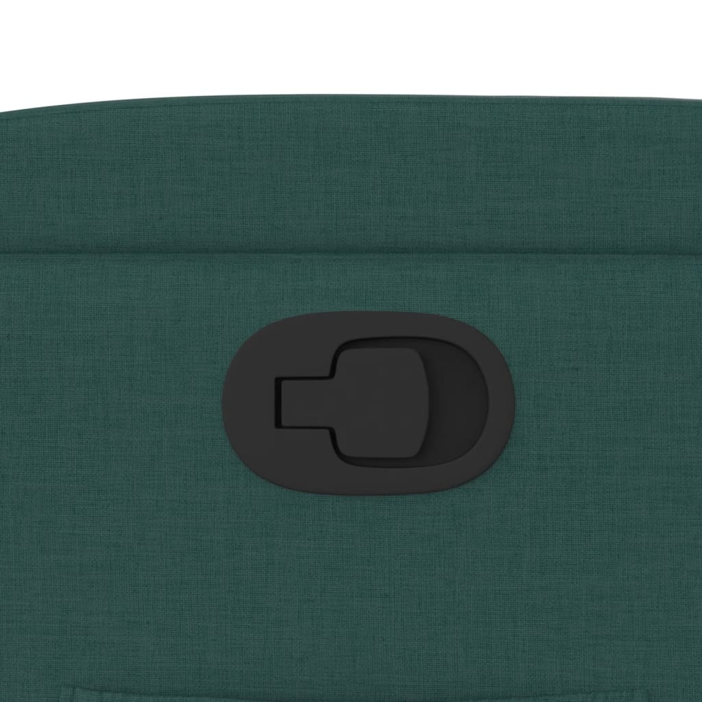 Poltrona Reclinabile in Tessuto Verde Scuro | homemem39