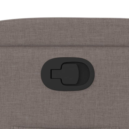 Poltrona Reclinabile in Tessuto Tortora - homemem39