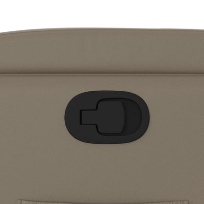 Poltrona Reclinabile Cappuccino in Similpelle - homemem39