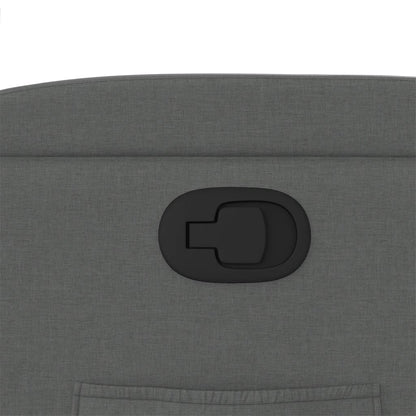 Poltrona Reclinabile in Tessuto Grigio Scuro - homemem39