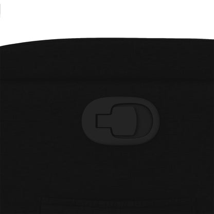 Poltrona Reclinabile in Tessuto Nero - homemem39