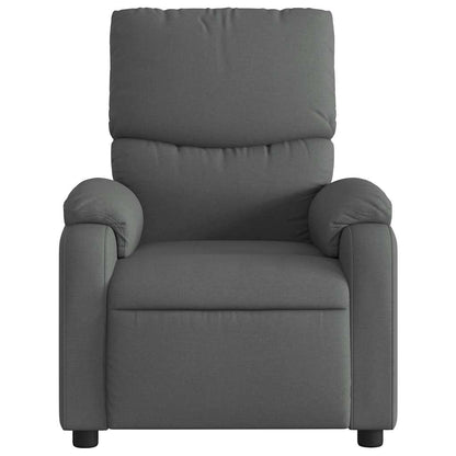 Poltrona Reclinabile in Tessuto Grigio Scuro | homemem39