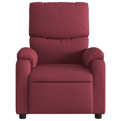 Poltrona Reclinabile in Rosso Vino