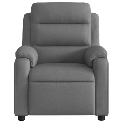 Poltrona Reclinabile in Tessuto Grigio Scuro | homemem39